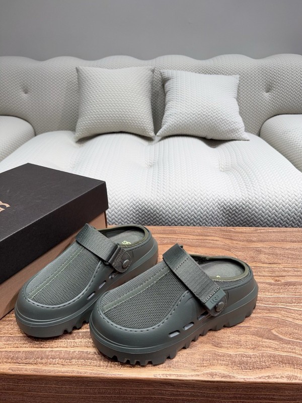 2025 UGG Green Mesh Slippers KFY00220