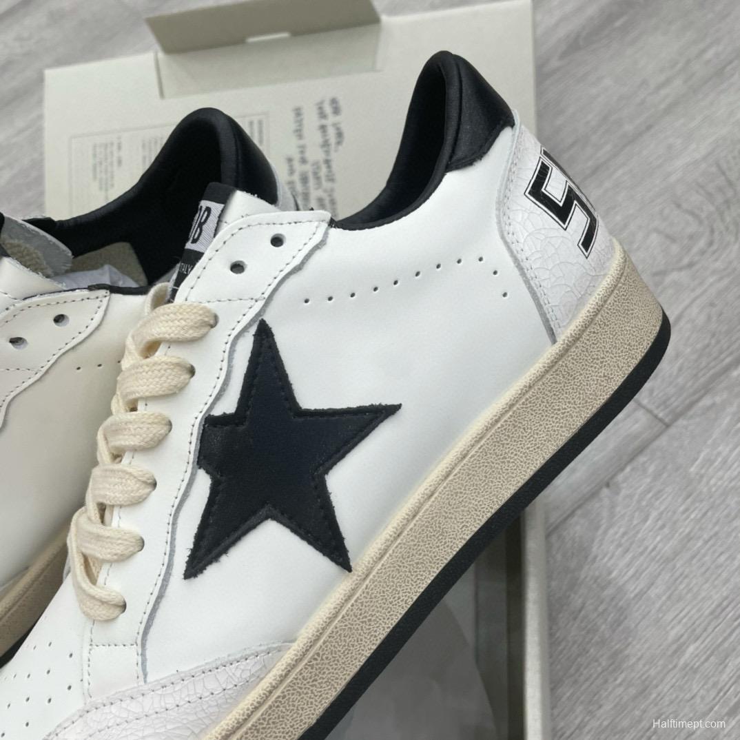 2024 Unisex GGDB White Black Leather Sneakers MJ00260