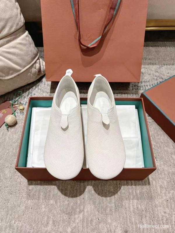 2025 Women LP White Leather Casual Shoes LY00300