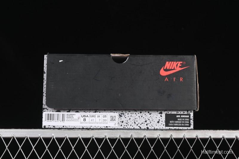 Nike Air Jordan 5 Retro Fire Red Black Tongue Basketball Shoes - HQ7978-101