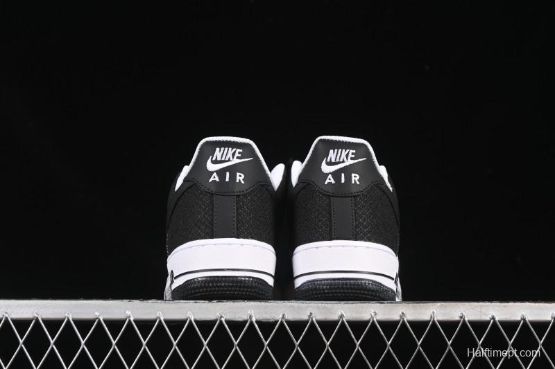 Nike Air Force 1'07 Low Custom Denim Swoosh Casual Sneakers - ZH0316-091