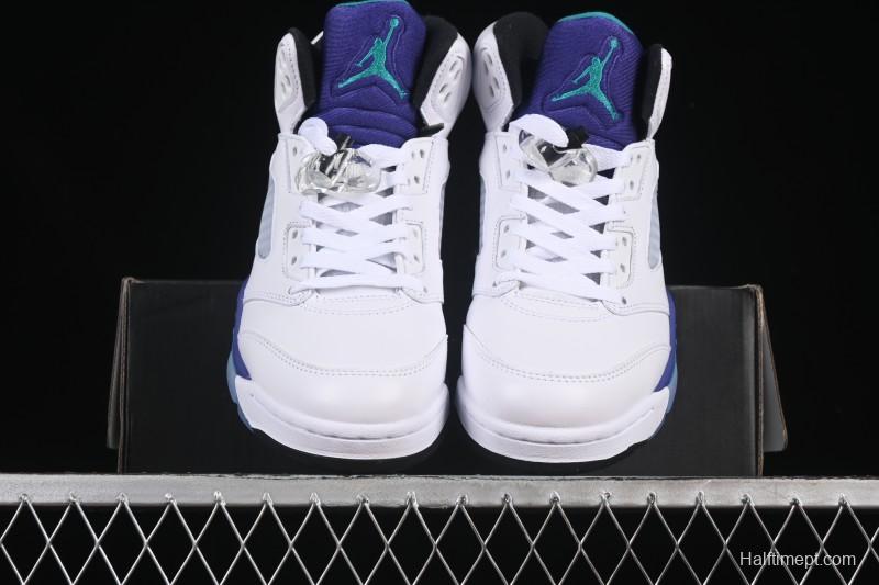 Nike Air Jordan 5 OG Grape Basketball Shoes - HQ7978-100