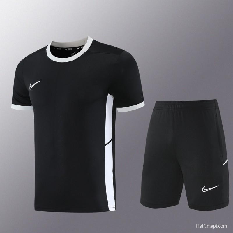 2025 NIKE Black Short Sleeve Jersey + Shorts
