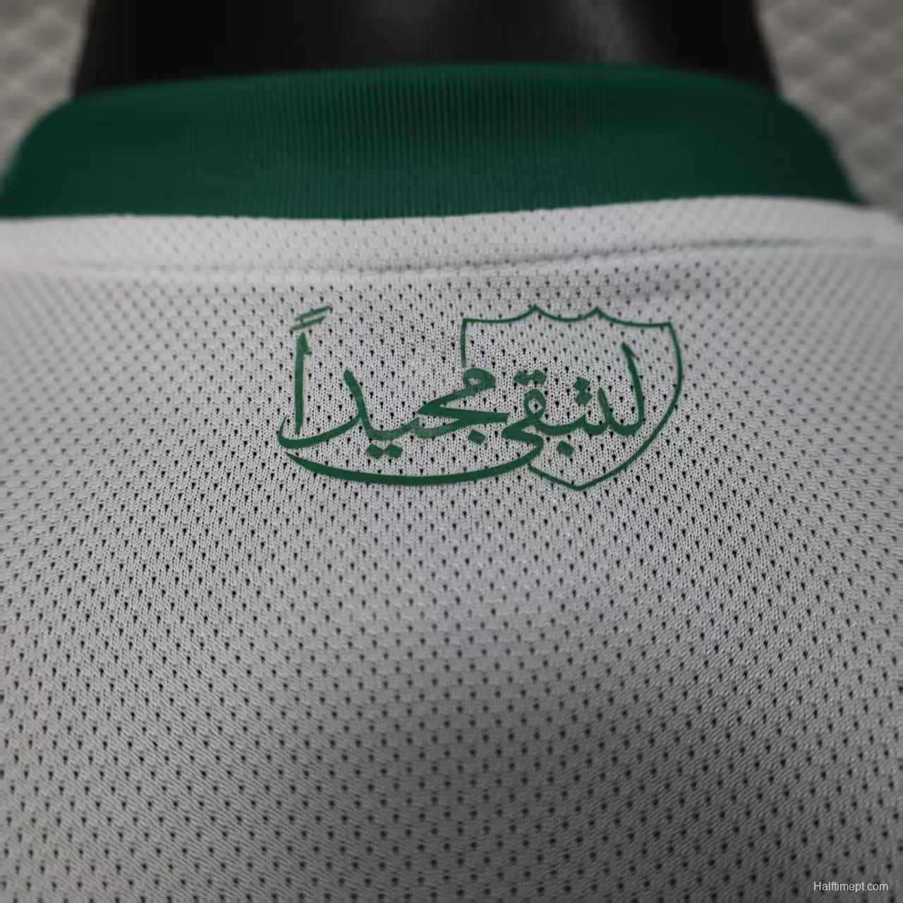 Player Version 25/26 Al-Ahli Home White Jersey