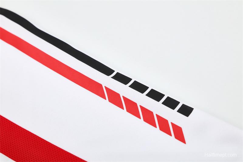 Retro 05/06 AC Milan White Half Zipper Jacket