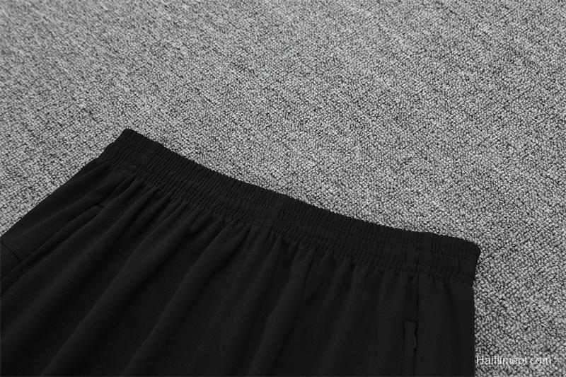 25/26 Manchester City Black Half Zipper Jacket+Long Pants