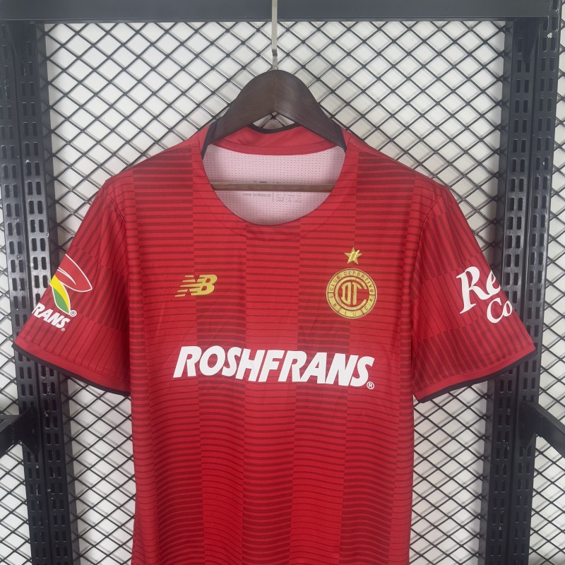 Player Version 25/26 Deportivo Toluca FC Red Home  Jersey