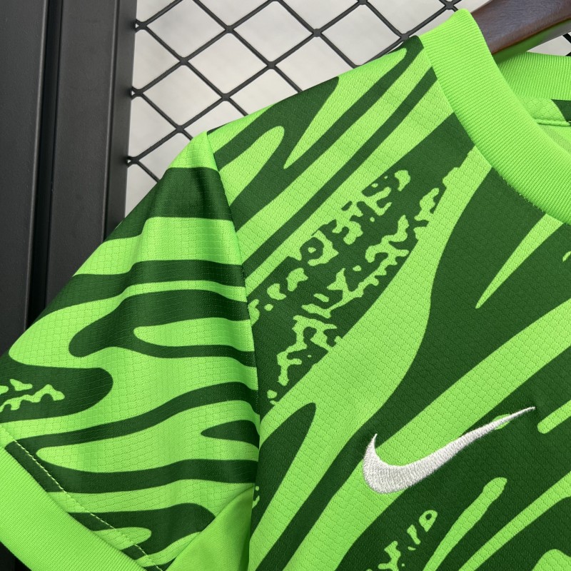 25/26 Kids Sporting Lisbon Goalkeeper Green Jersey