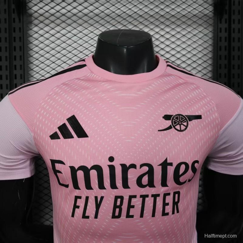 Player Version 25/26 Arsenal Pink Pre-Match Jersey