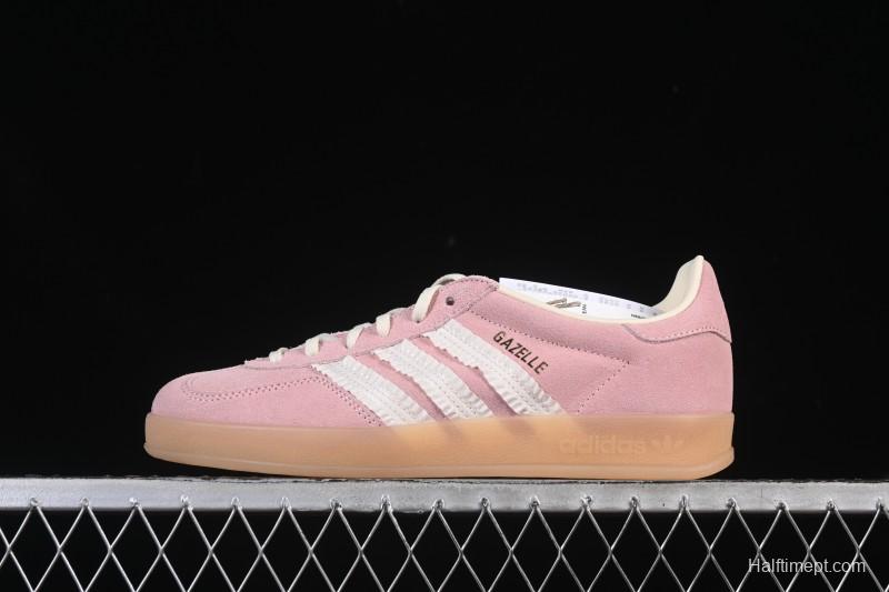 Adidas Originals Gazelle Indoor Retro Casual Slip-Resistant Wear-Resistant Low-Top Skate Shoes - JS1413