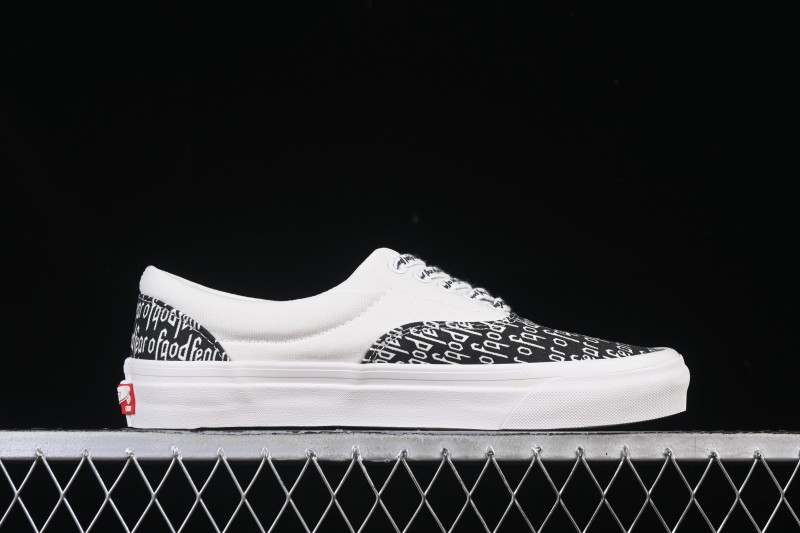 Vans Era 44 Low-Top Casual Skate Shoes with All-Over Logo Print - VN0A3MQ5PZP1