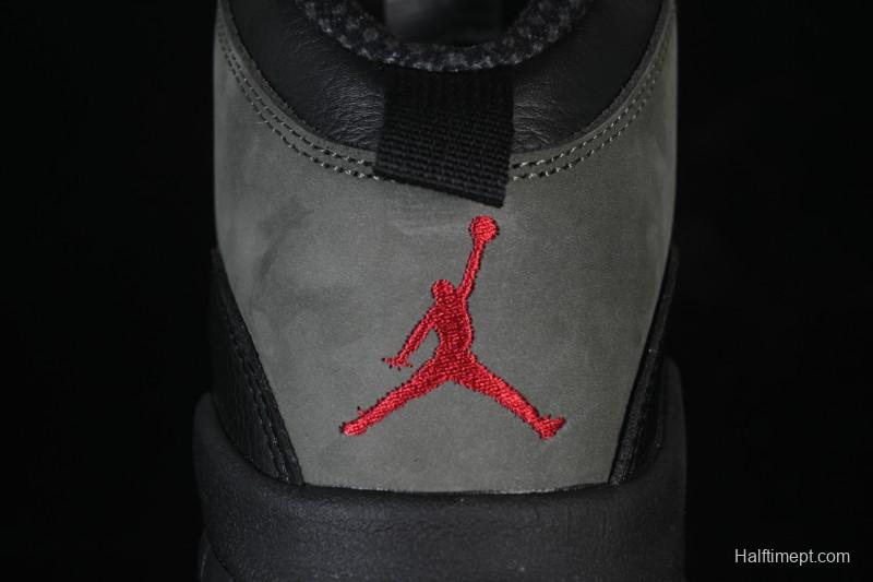 Nike Air Jordan 10 Retro Shadow Grey Basketball Shoes - HJ6779-001