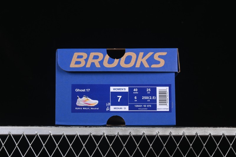 Brooks Ghost 17 Cushioned Marathon Racing Running Shoes - 1204311D070
