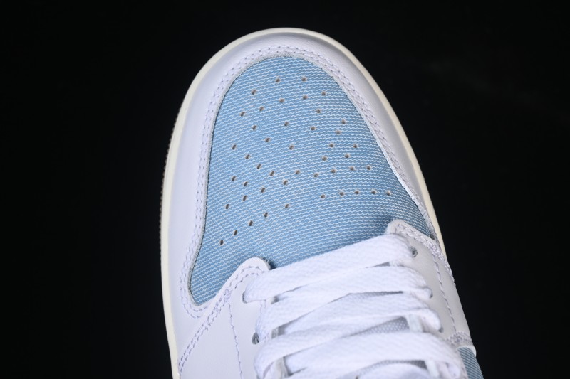 Nike Air Jordan 1 Low Denim Worn Blue Retro Basketball Shoes - HQ2004-400