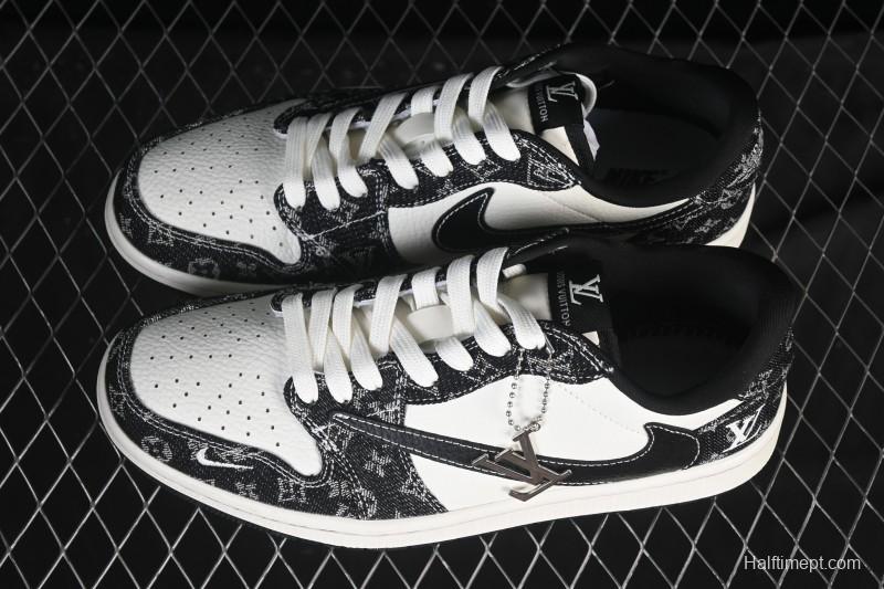 Nike Travis Scott x Fragment Design x Air Jordan 1 Low OG SP AJ1 Low Top Casual Sneakers - SC0601-058