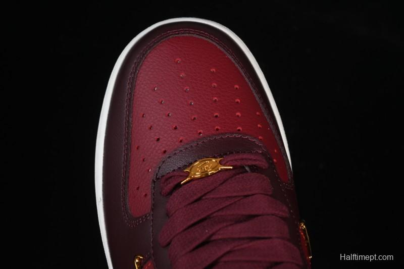 Nike Air Force 1'07 Low Casual Sneakers with Full-Length Air Cushion - IR0485-611