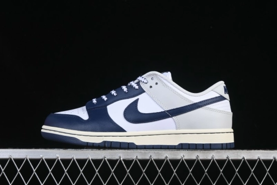 Nike SB Dunk Low Blue White Gray Colorway Low-Top Casual Skate Shoes - IM2222-101