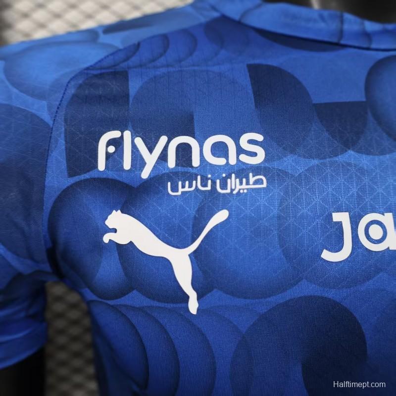 Player Version 25/26 Al Hilal Pre-Match Blue Jersey