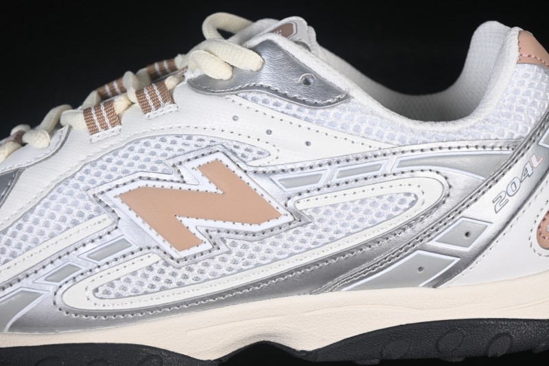 New Balance 204 Series Retro Casual Running Shoes with Breathable Comfort - U204LSWA
