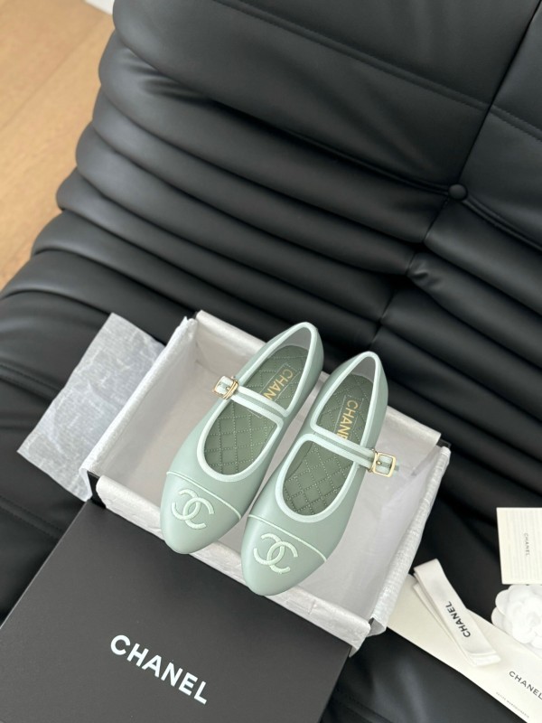 Chanel SS 2025 Runway Mary Jane Flats - LY00