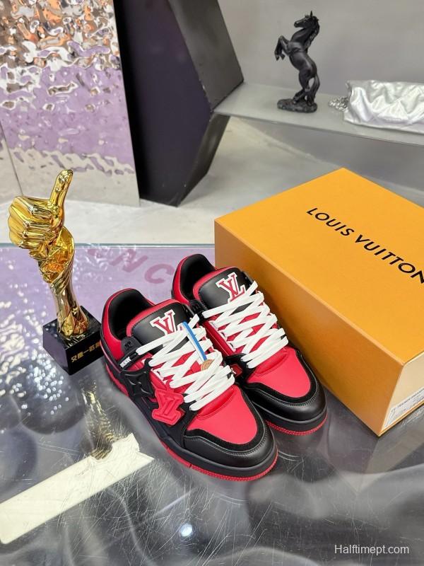 Louis Vuitton Trainer Series Casual Sneakers Skate Shoes - AS00400