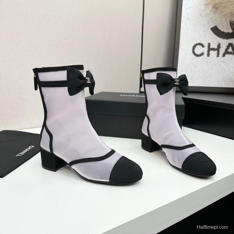 Chanel Classic Bow Ankle Boots - LY00
