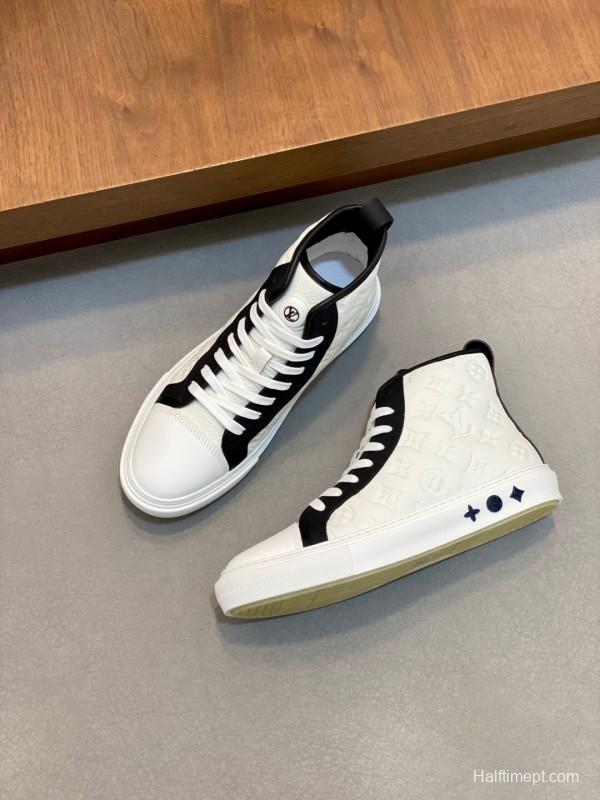 Adidas Originals Casual Sports Boots with Premium Leather Upper - KFY00460