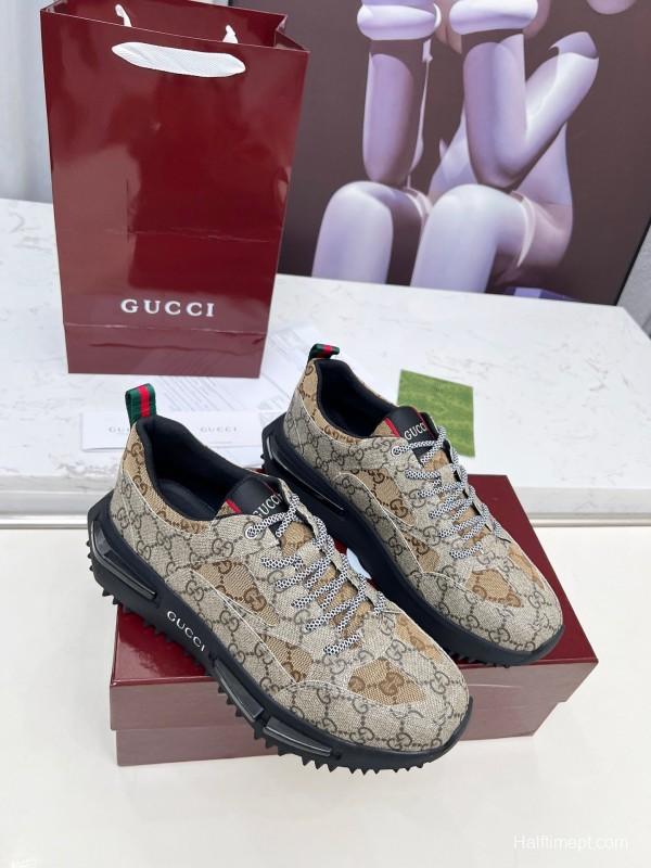 Gucci 2025/SS Series 2.0 Sneakers with Reflective Stripes and Retro Design - LY00320