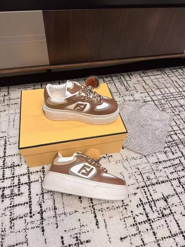 Fendi Match Series Platform Sneakers - KFY00320
