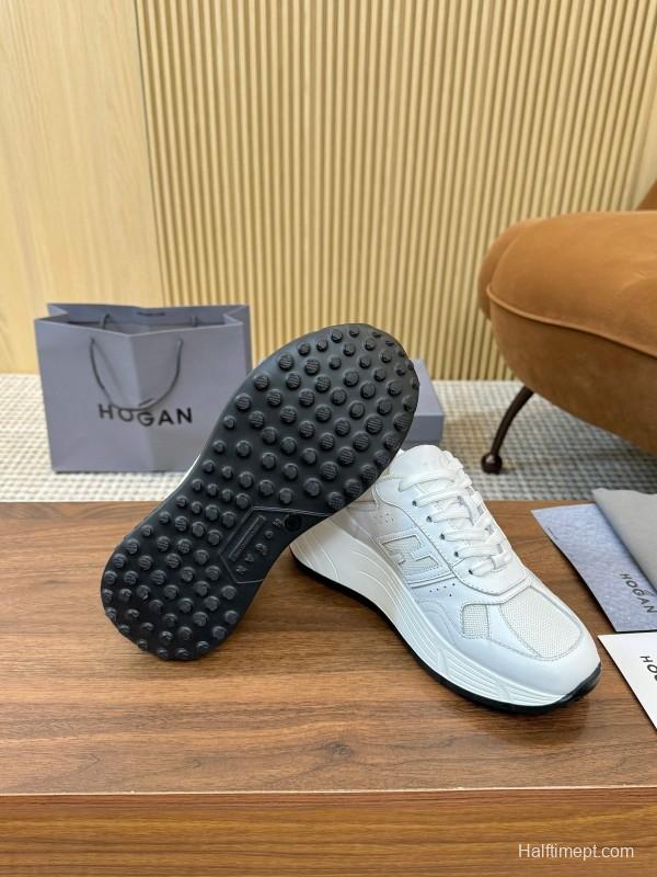 Hogan H-STRIPES Series Couple Thick Sole Dad Shoes Leisure Sneakers - LY00370/LY00380