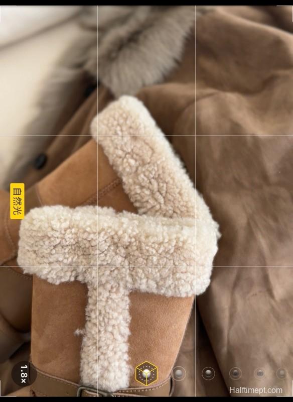 Adidas Curly Fur Thick Sole Little Knight Boots - AS00370