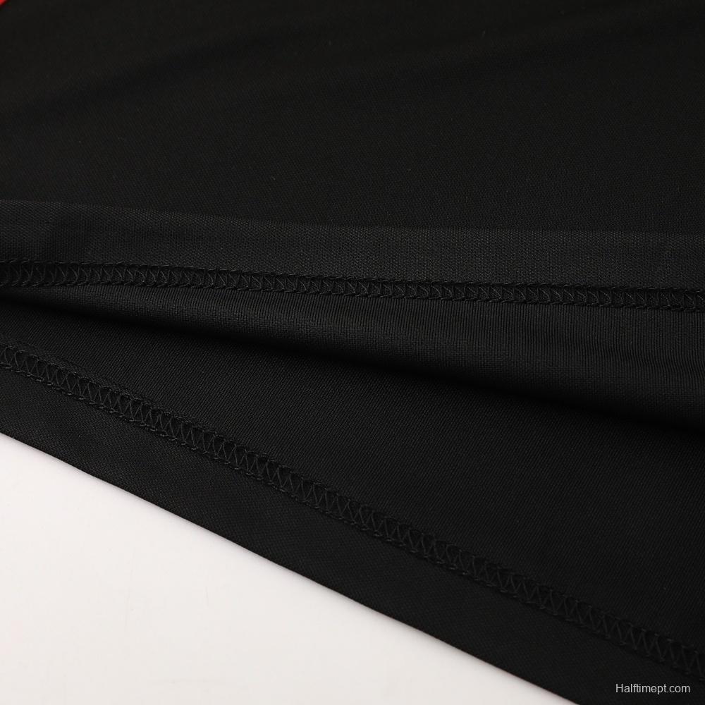 2025 Belgium Black Short Sleeve+Soccer Shorts