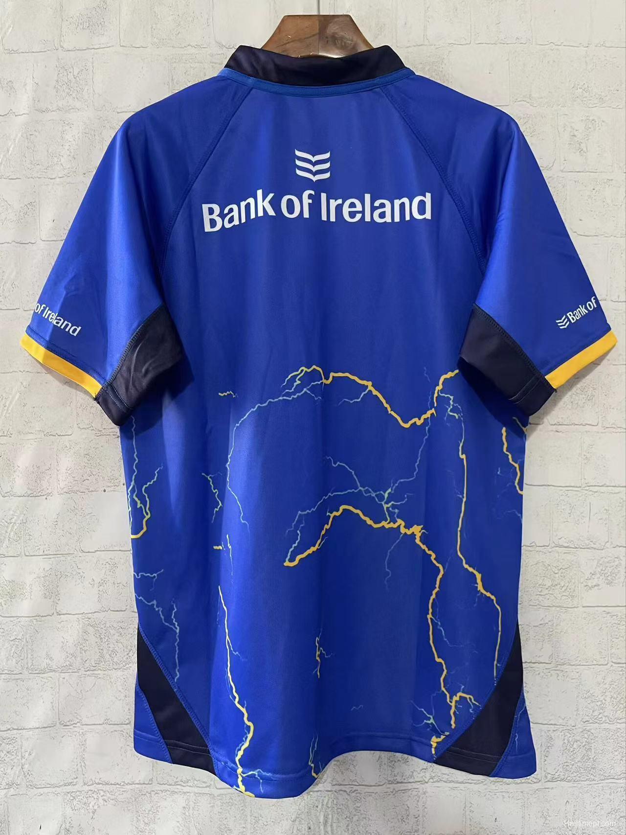 25/26 Leinster Rugby Blue with Lightning Map Pattern Jersey