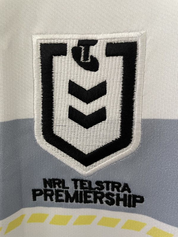2025 North Queensland Cowboys White Navy Grey 30 Years Anniversary Away Jersey