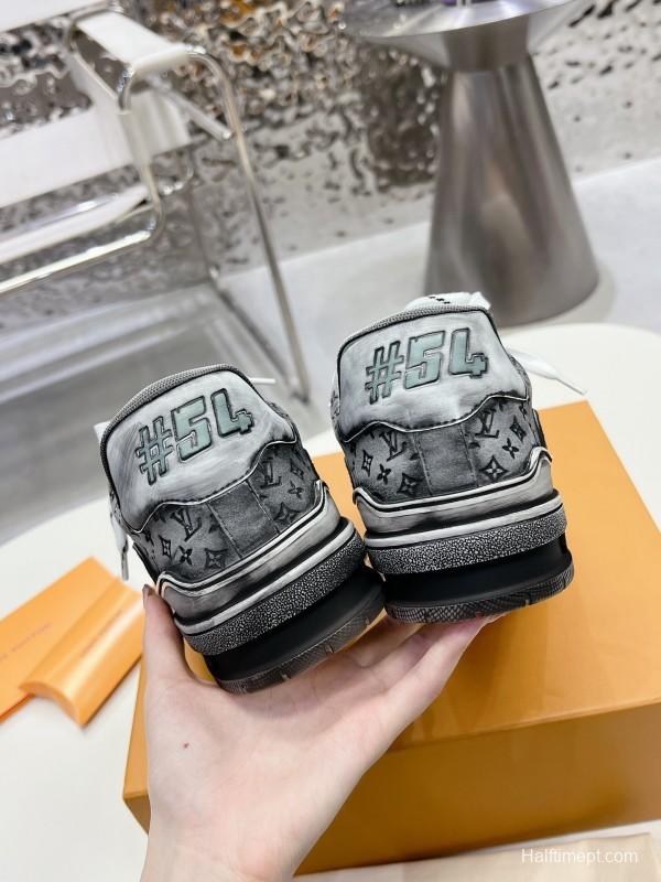 LV Trainer Basketball Series Washed Sneakers - LY00430