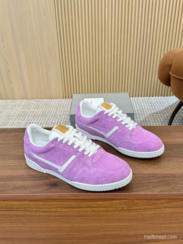 TOM FORD 2025 SS Casual Sneakers with Classic Color Blocking and Imported Leather Insole - AS00350