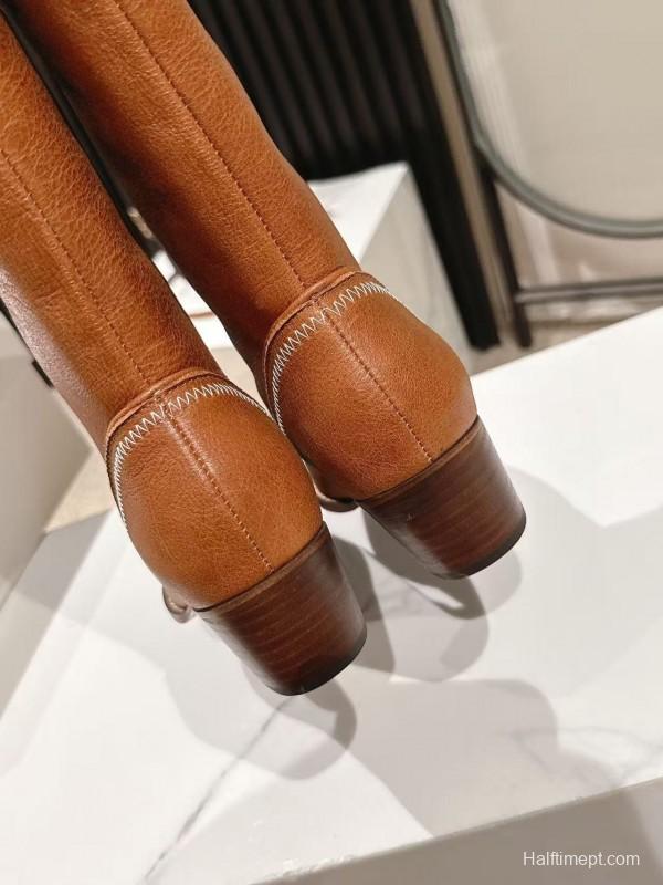 CELINE 2025/SS Fashion Boots Retro European Style Short Boots - LY00500