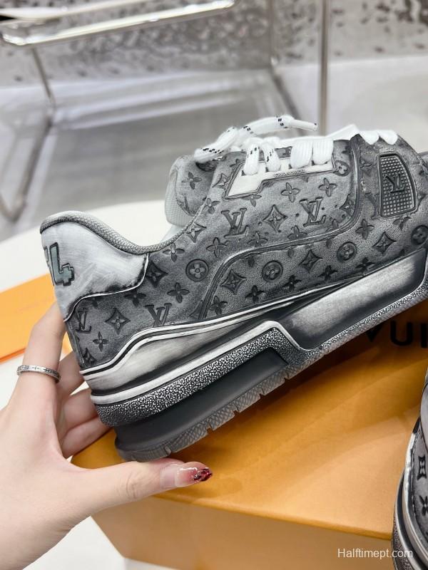 LV Trainer Basketball Series Washed Sneakers - LY00430