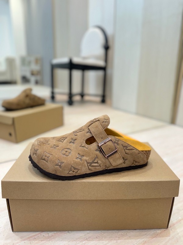 Louis Vuitton Louis Vuitton × BIRKENSTOCK Boston Soft Sole Mule Slippers - KFY00300