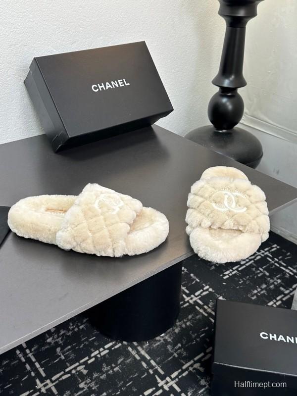 Chanel 2025 SS Classic Fluffy Slippers - LY00250