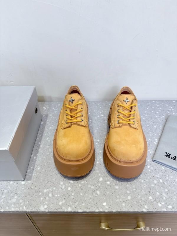 Smfk 2025 SS Collection Platform Derby Shoes with Thick Sole - LY00260