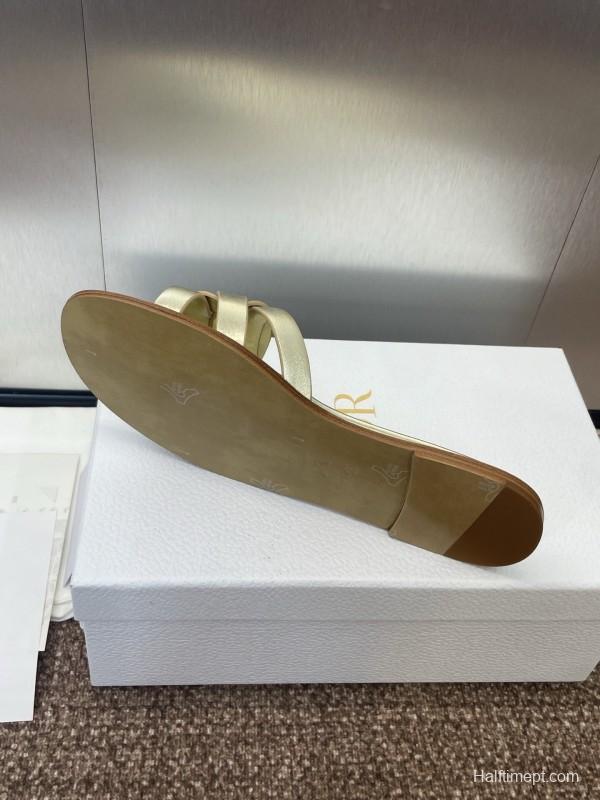 Dior D-Club Jelly Color Hollow Layered Cross-Strap Women Sandals - KFY00280