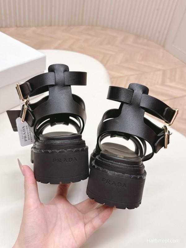 Prada Spring Summer 2025 High-Top Sandals Roman Platform - LY00300