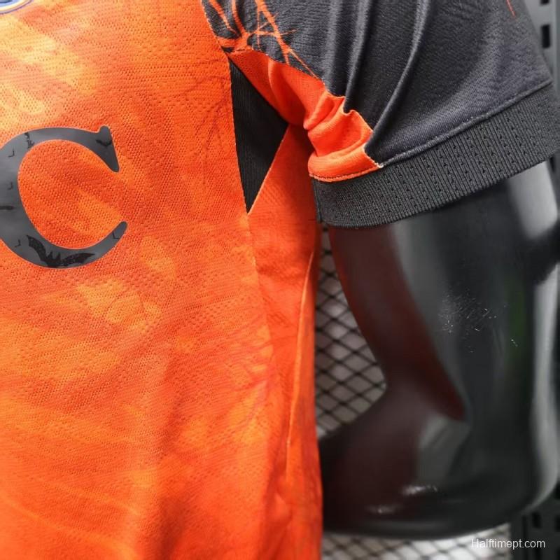 Player Version 25/26 Napoli Halloween Orange Jersey-Glow In Dark