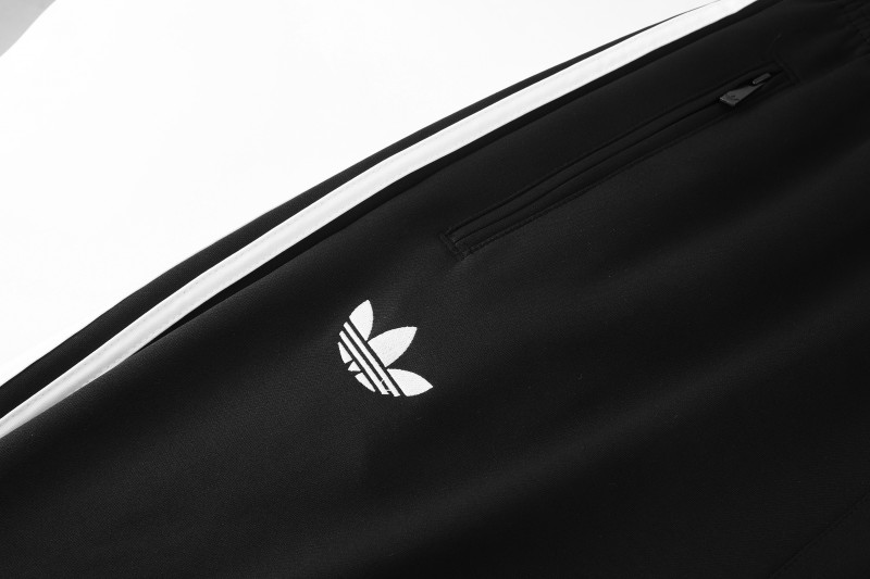 2026 Adidas Black Full Zipper Jacket + Long Pants