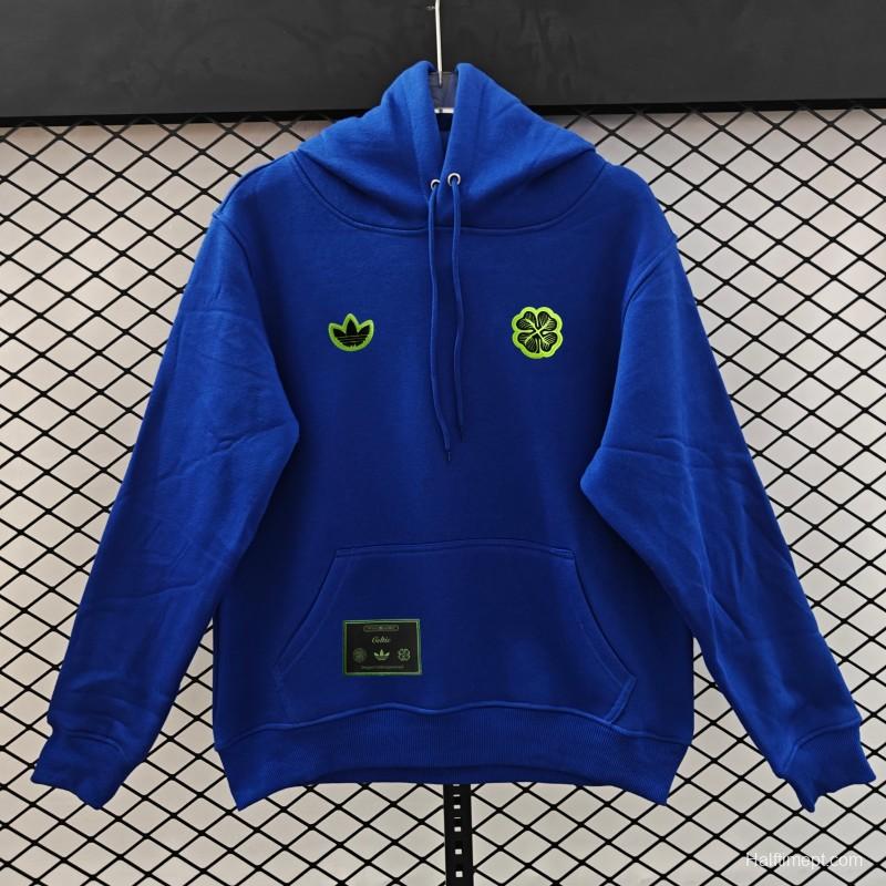 25/26 Celtic Embroidered Logo Hoodie 9 Colors