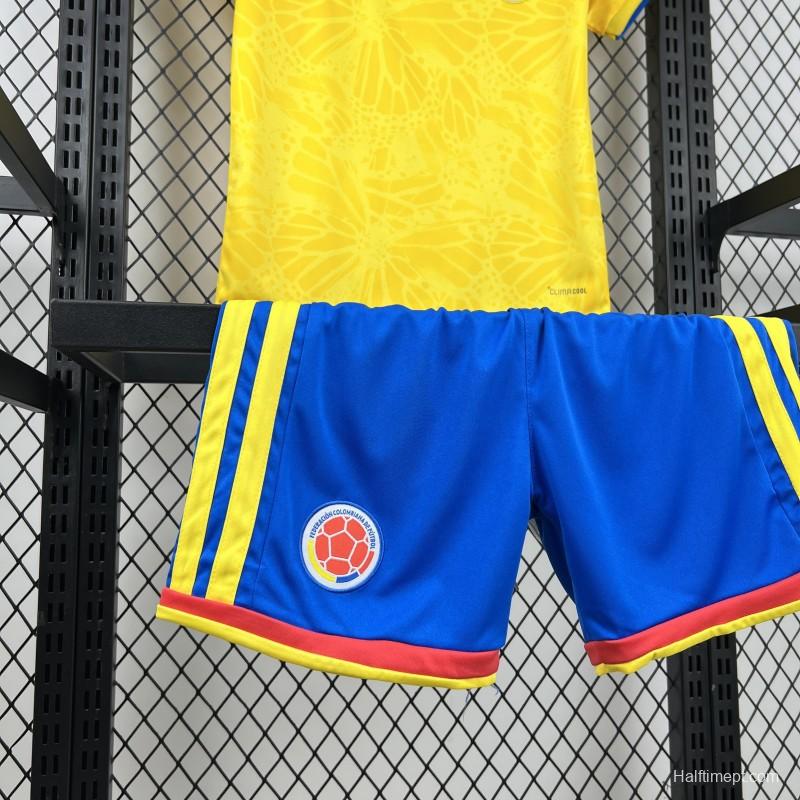 2026 Kids Colombia World Cup Home Kit