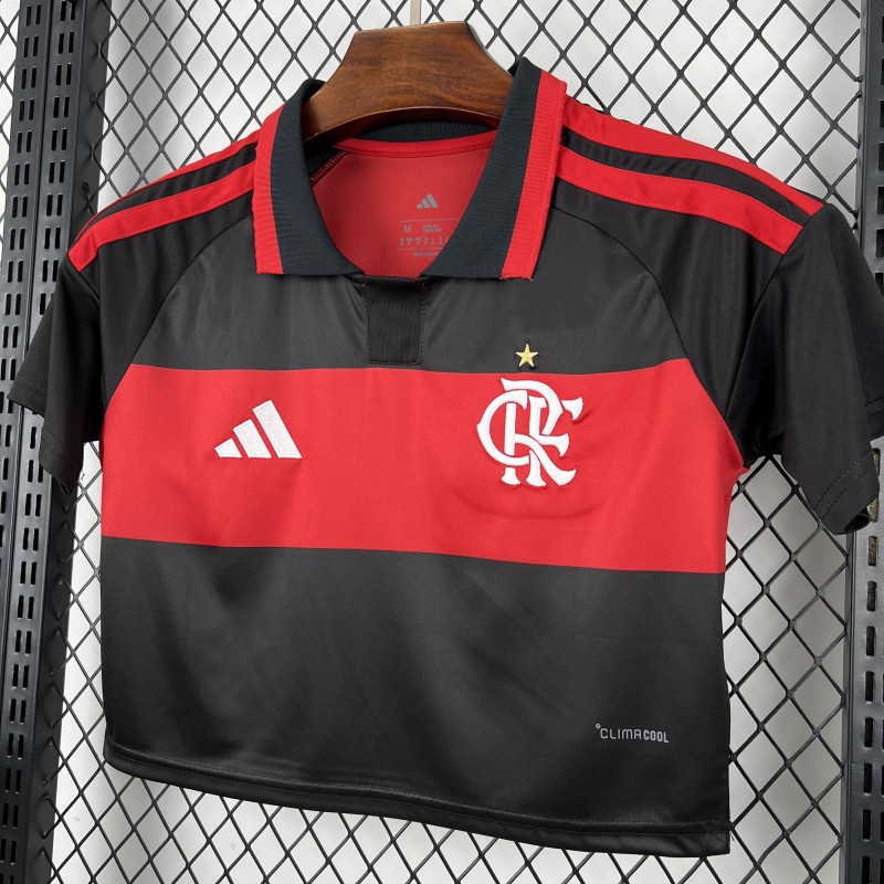 2026/27 Womens Flamengo Crop Top Home Jersey