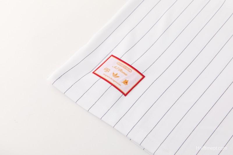 26/27 AS Roma White Short Sleeve+Soccer Shorts