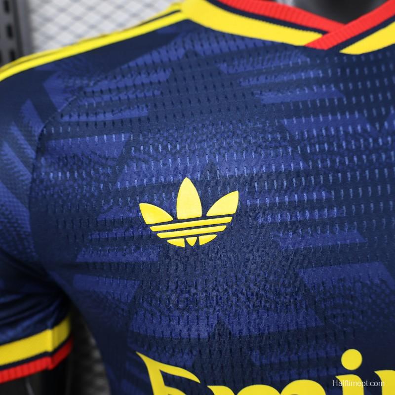 layer Version 26/27 Arsenal Navy Blue with Geometric Pattern Third Jersey